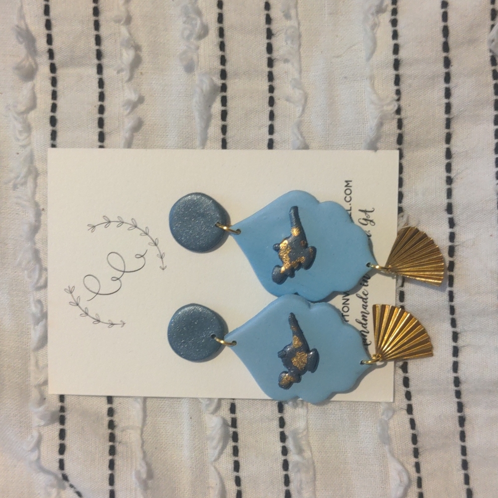 Handmade Aladdin earrings